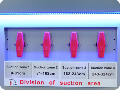 MJ-3300F-1 4 serperated suction area to ensure continous printing job
