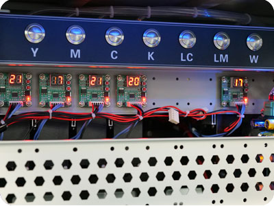 MJ-UV2513-5 Independent constant temperature heating control ink supply system
